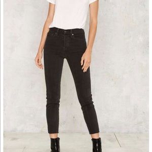 Levi’s wedgy icon buttonfly jeans at midnight rain